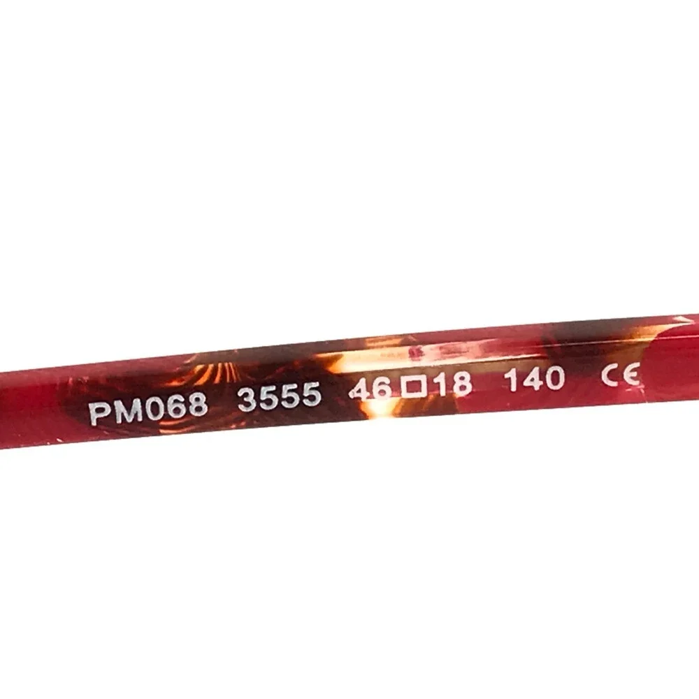 J. F. Rey Petite Eyeglasses Frames PM068 3555 Red Gold Semi Rimmed 46-18-140